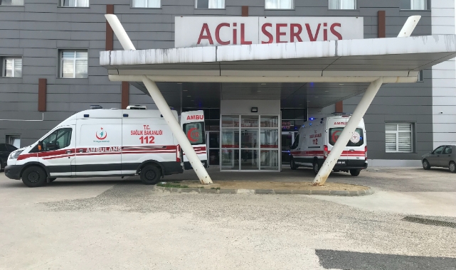 Fabrikada üzerine demir düşen işçi yaralandı