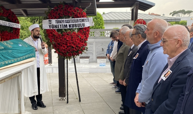 Gazeteci Sanlı Ergin son yolculuğuna uğurlandı 