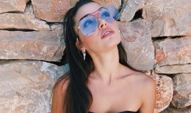 Hande Erçel'den göz kamaştıran pozlar!