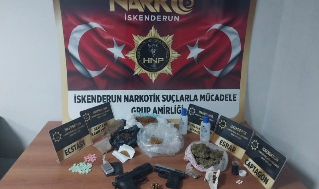 Hatay'da uyuşturucu operasyonu: 2 gözaltı