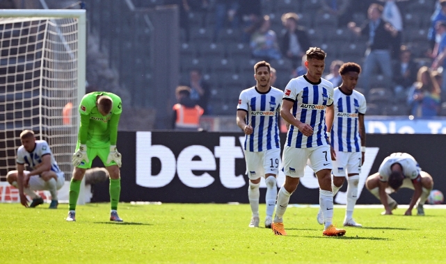 Hertha Berlin Bundesliga'ya veda etti