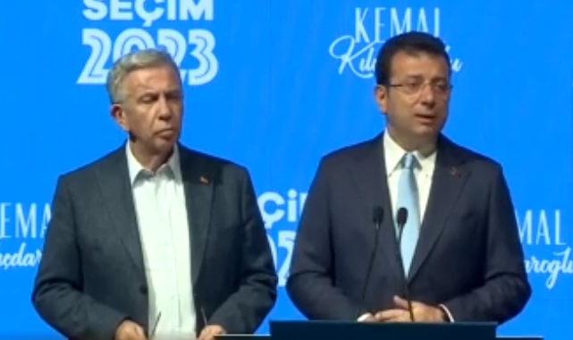İmamoğlu: "Kılçdaroğlu'nu bu akşam cumhurbaşkanı ilan edeceğiz"