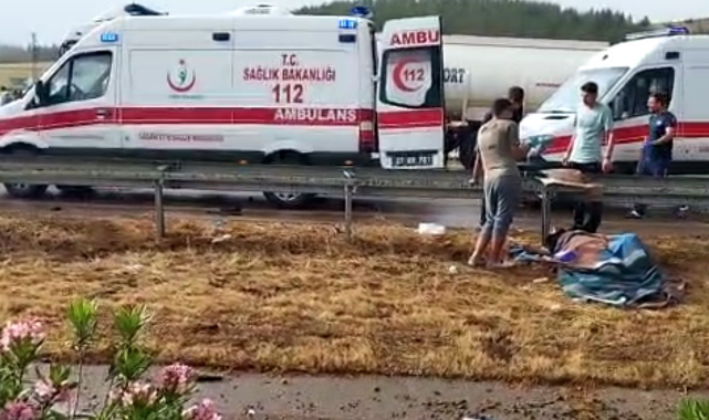 İşçi minibüsü hafriyat kamyonu ile çarpıştı! Ölü ve yaralılar var