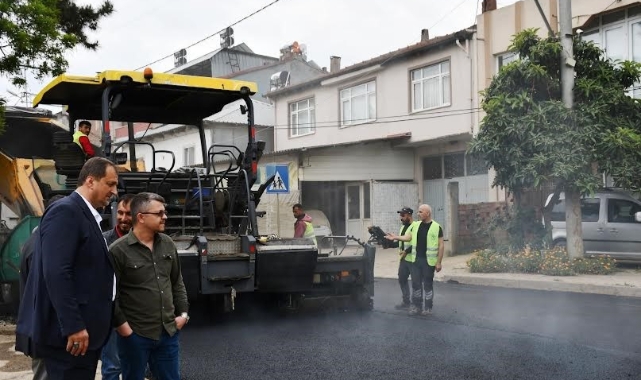 İznik'te yollar yenileniyor