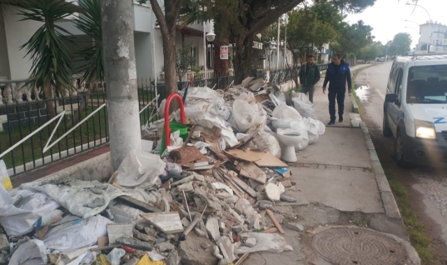 Kaçak döküme denetimler sıklaştırıldı