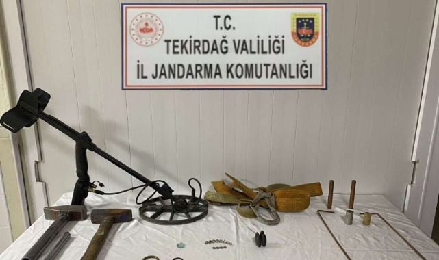 Kaçak kazı yapan 6 kişi yakalandı
