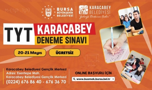 Karacabey’de gerçeğe yakın TYT provası
