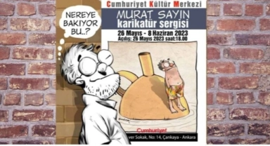 Karikatürist Sayın’ın sergisi Ankara CKM’de