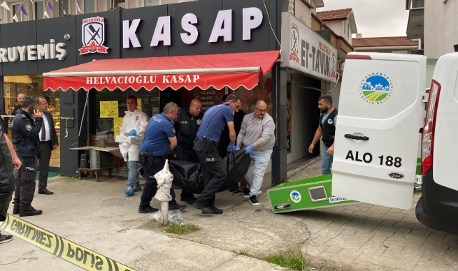 Kasap dükkanında kanlı hesaplaşma! 1 ölü