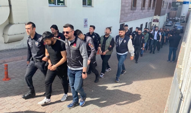 Kökünü Kurutma Operasyonu'nda 37 tutuklama