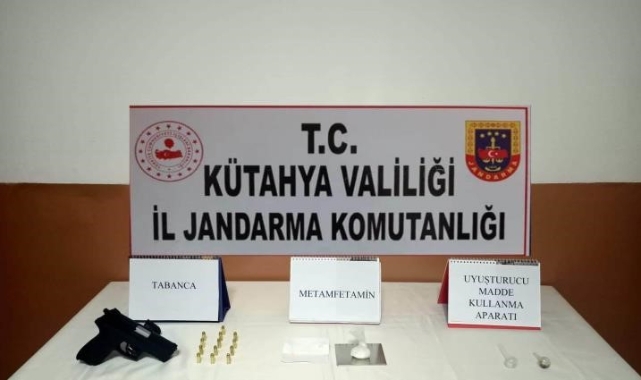 Kütahya’da jandarmadan uyuşturucu operasyonu