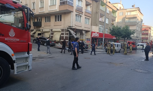 LPG tankı takılan araçta patlama! 5 yaralı