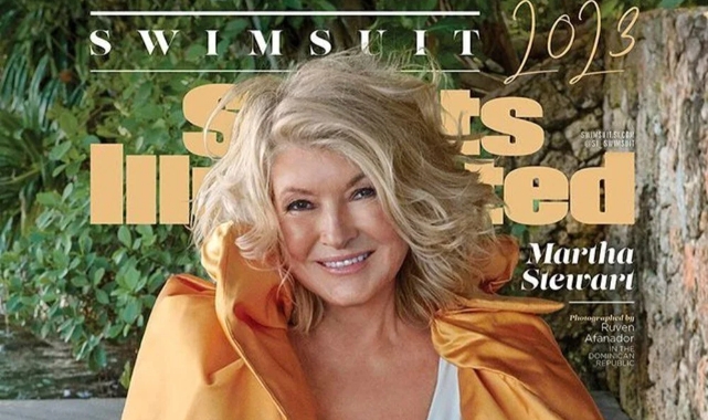Martha Stewart 81 yaşında dergi kapağı oldu