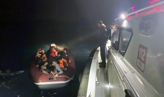 Muğla açıklarında 19 düzensiz göçmen yakalandı