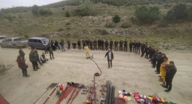 Orman çalışanları yangın söndürme eğitimlerini tamamladı