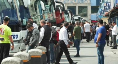 Otogarda ikinci tur hareketliliği