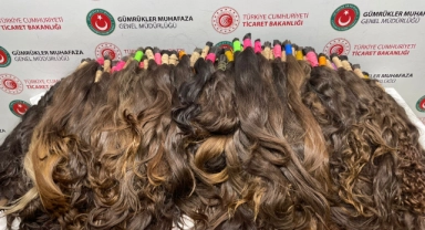 Sabiha Gökçen Havalimanı'nda 68 kilogram insan saçı ele geçirildi