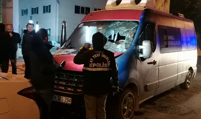 Silivri'de CHP'nin seçim aracı yandı 