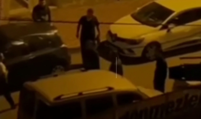 Tartıştığı kişilerin üzerine otomobil sürdü