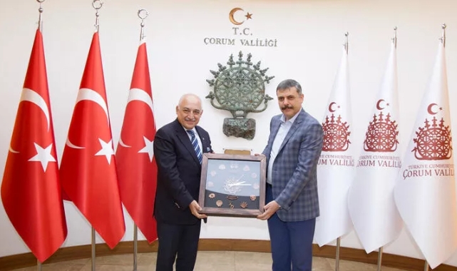 TFF Başkanı Büyükekşi, Çorum'da incelemelerde bulundu