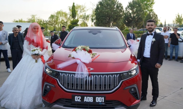 TOGG gelin arabası oldu
