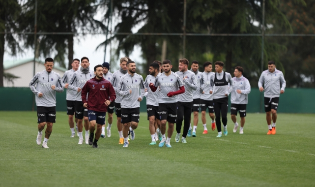 Trabzonspor'da Fenerbahçe maçı hazırlıkları