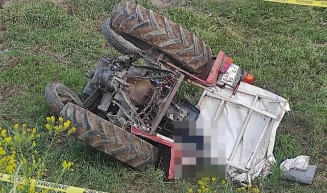Traktörün altında kalan sürücü hayatını kaybetti