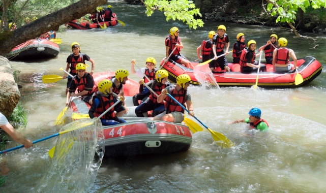18 bin nüfuslu Orhaneli, iki yılda 15 bin rafting tutkununu ağırladı