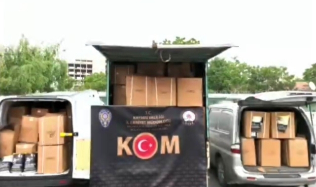 2 ton 760 kilo sahte bandrollü tütün ele geçirildi