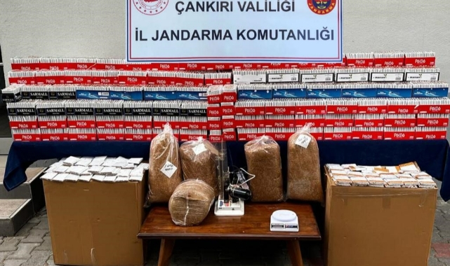80 bin sarılmış makaron ele geçirildi