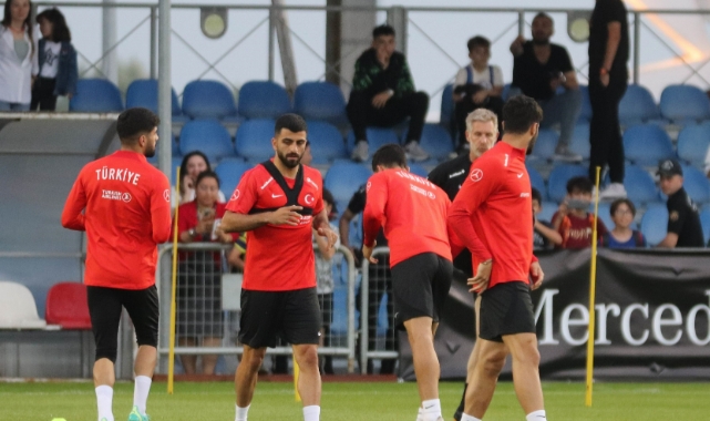 A Milli Takım Samsun’daki ilk antrenmanını yaptı