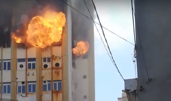 Adana'da kuyum atölyesinde yangın