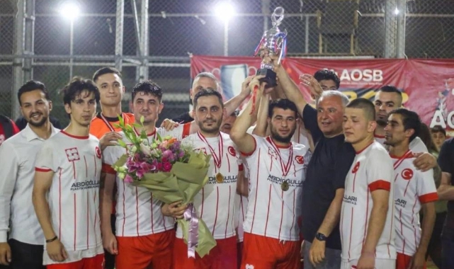 AOSB 9. futbol turnuvası tamamlandı