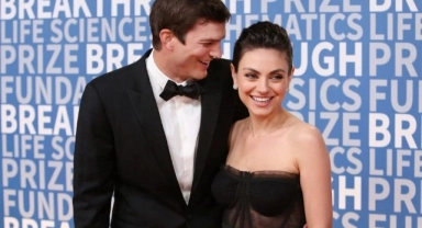 Ashton Kutcher'dan Mila Kunis'e ilan-ı aşk: Şanslı adamım