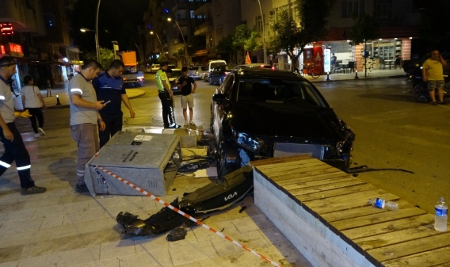 ATV ile otomobil çarpıştı mahalle karanlığa büründü