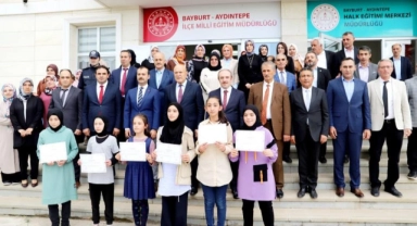 Aydıntepe Halk Eğitimi Merkezinde sergi heyecanı yaşandı