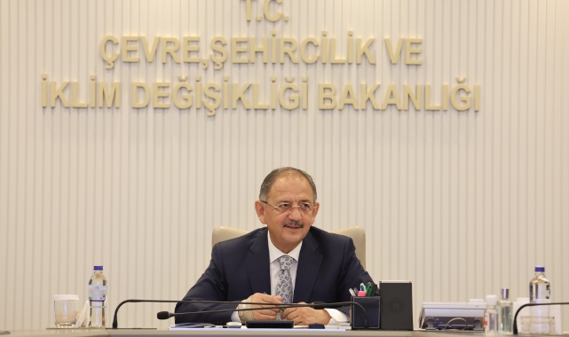 Bakan Özhaseki toplantısını gerçekleştirdi