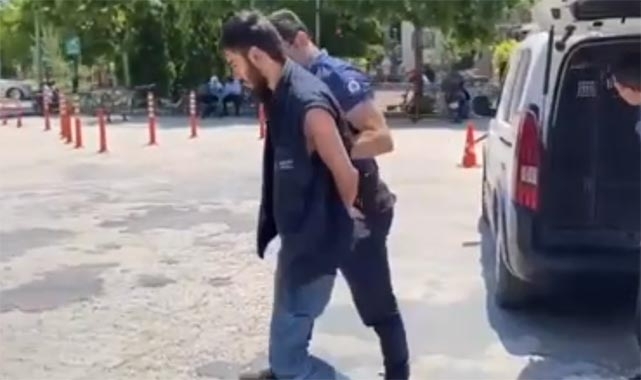 Baltalı hırsız ayakkabı çalarken yakalandı
