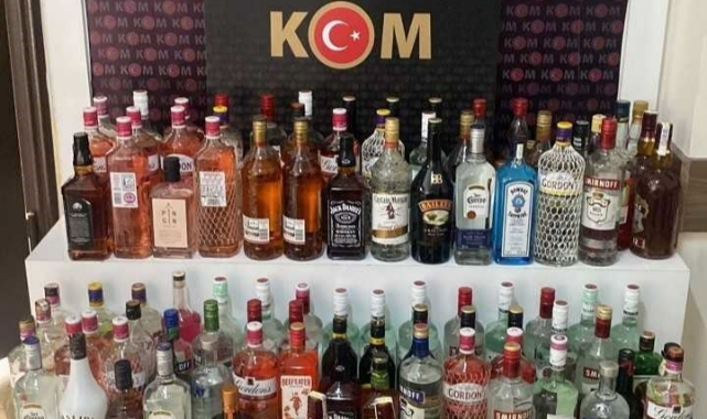 Bandrolsüz içkileri piyasaya sürecekti! Yakalandı