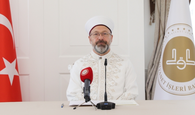 Başkan Erbaş: "Vekaletle 550 bin hisse kurban kesmeyi hedefliyoruz"