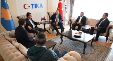 Başkan Mustafa Dündar'dan Kosova'da ziyaretler