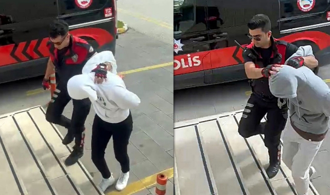 Bebek arabasının altına torpil atan 2 erkek yakalandı