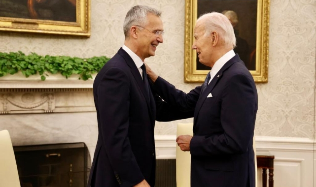 Biden, Stoltenberg ile Beyaz Saray’da bir araya geldi