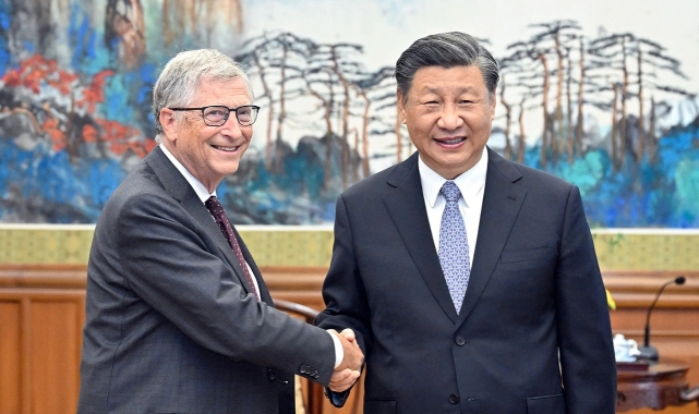 Bill Gates, Çin lideri Şi Cinping ile görüştü