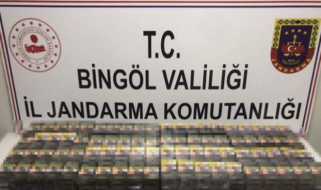 Bingöl’de kaçak sigara ele geçirildi