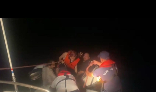 Bodrum'da 5 düzensiz göçmen kurtarıldı