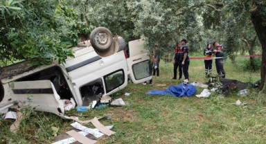 Bursa'da eriklerini pazara götürürken kazada hayatını kaybetti"