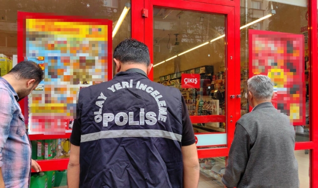 Bursa'da markete pompalı tüfekle saldırı