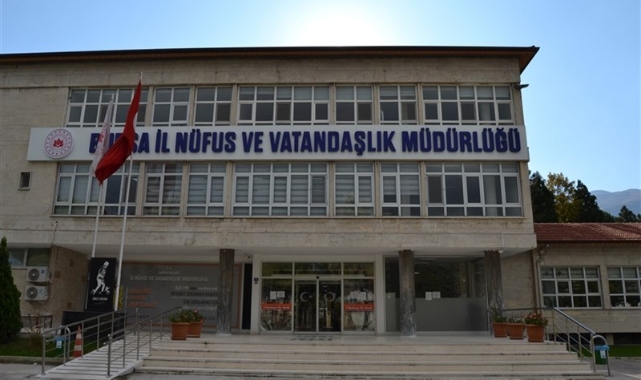 Bursa'da nüfus müdürlükleri pazar günü açık olacak