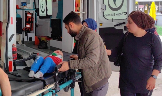 Bursa'da pencereden düşen bebek yaralandı